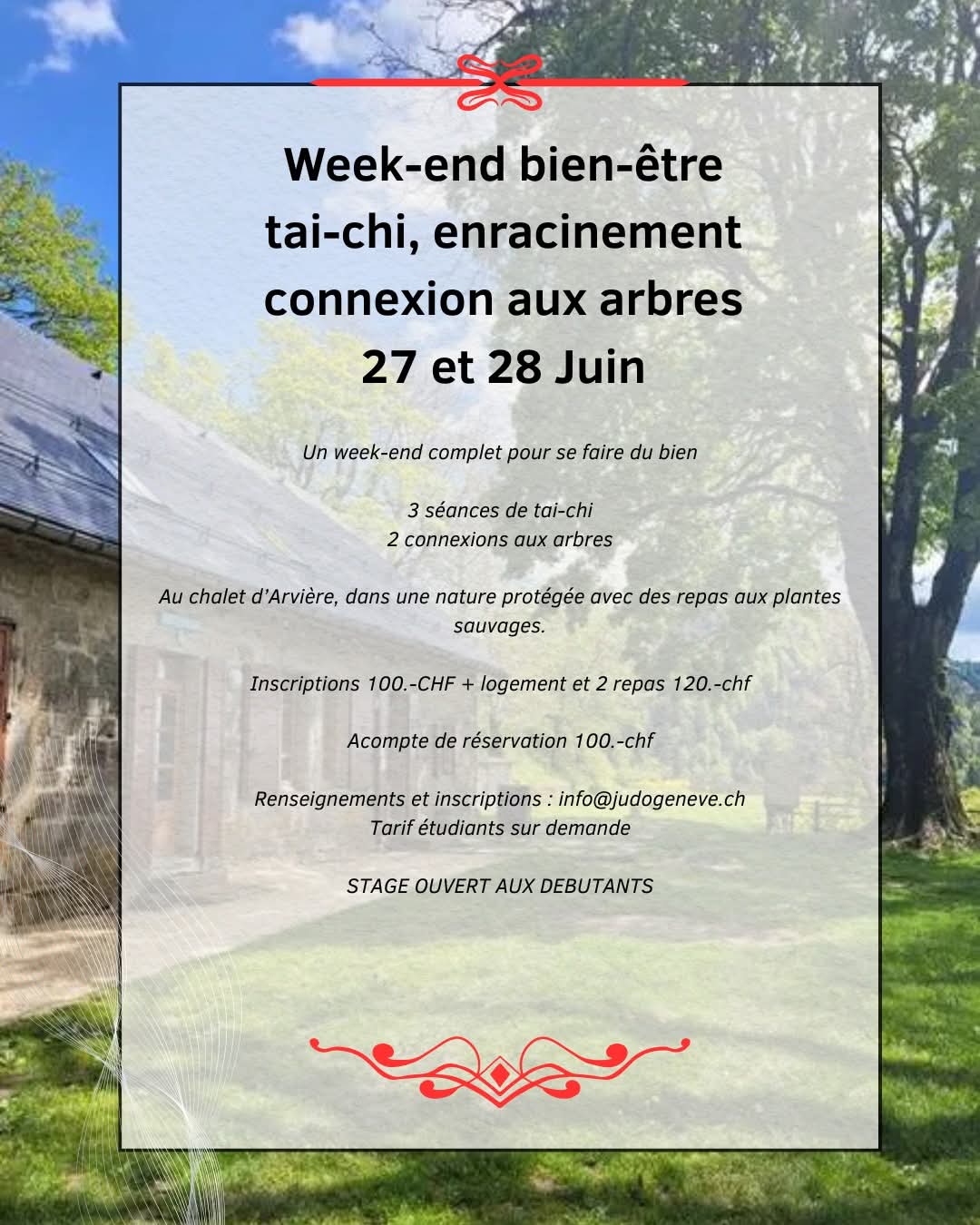 Weekend bien-être 27-28 juin